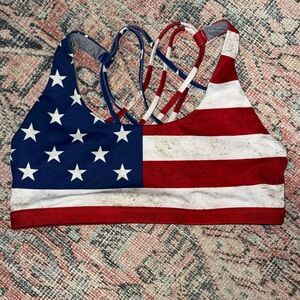 Born Primitive Stars and Stripes Sports Bra
